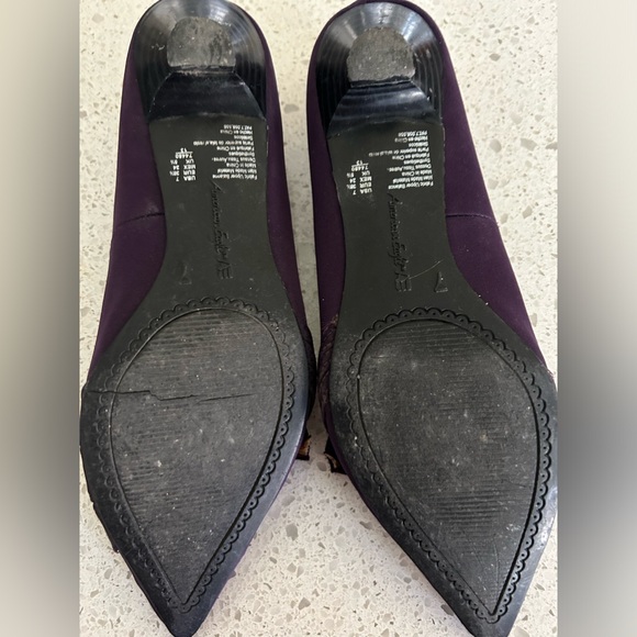 💜🐱Kitten Heels with Bow 🎀 Detail Size 7 - Picture 5 of 7